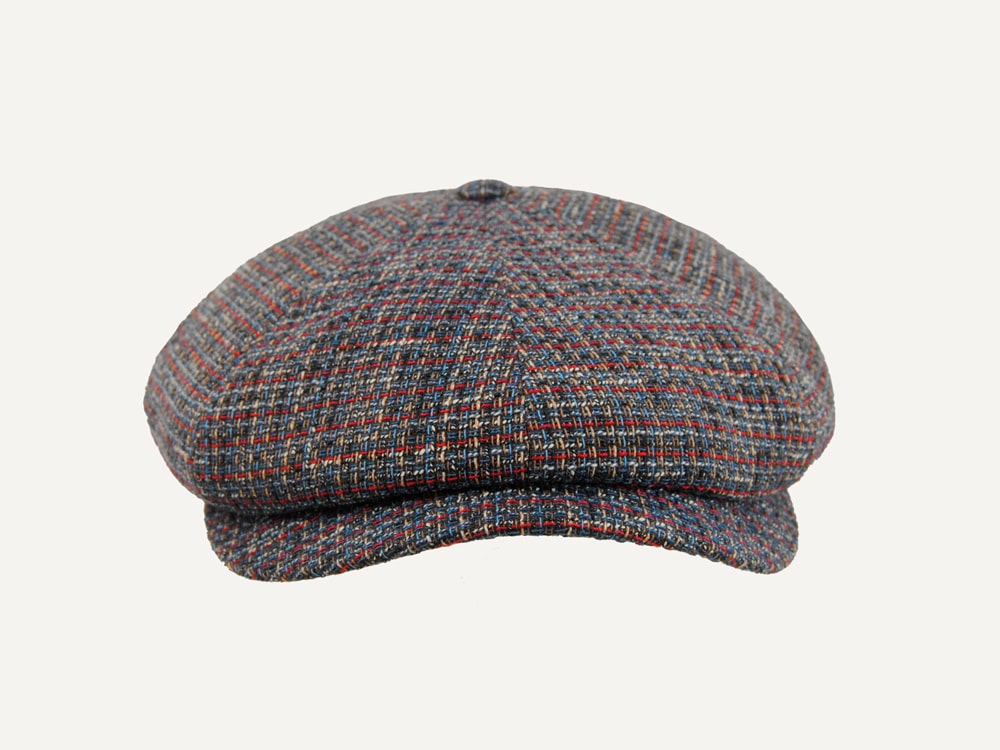 186263azul3 Gorra Cuadrícula Azul - Imagen 2