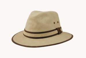 sombrero algodón con protección solar