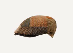 gorra patchwork marron