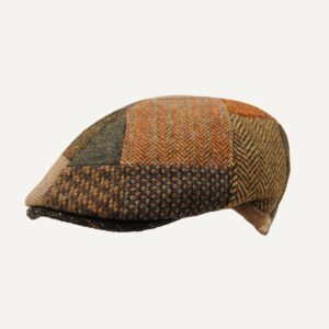 gorra patchwork marron