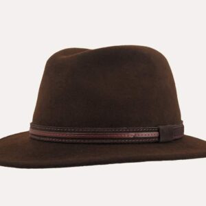 Sombrero casual marrón