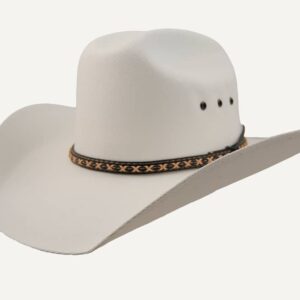 Cowboy lona blanco lado