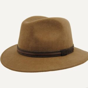 sombrero fieltro camel