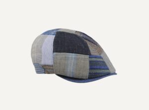 gorra patchwork caballero azules