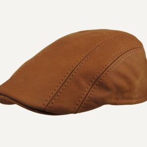 gorra cuero habano