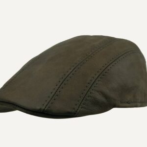 Gorra cyro verde cuero
