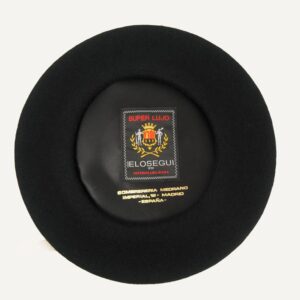 Boina negra super lujo 14