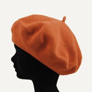 boina algodón naranja