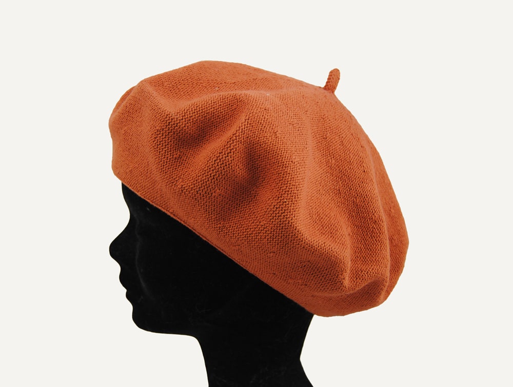 boina-algodon-naranja boina algodón naranja