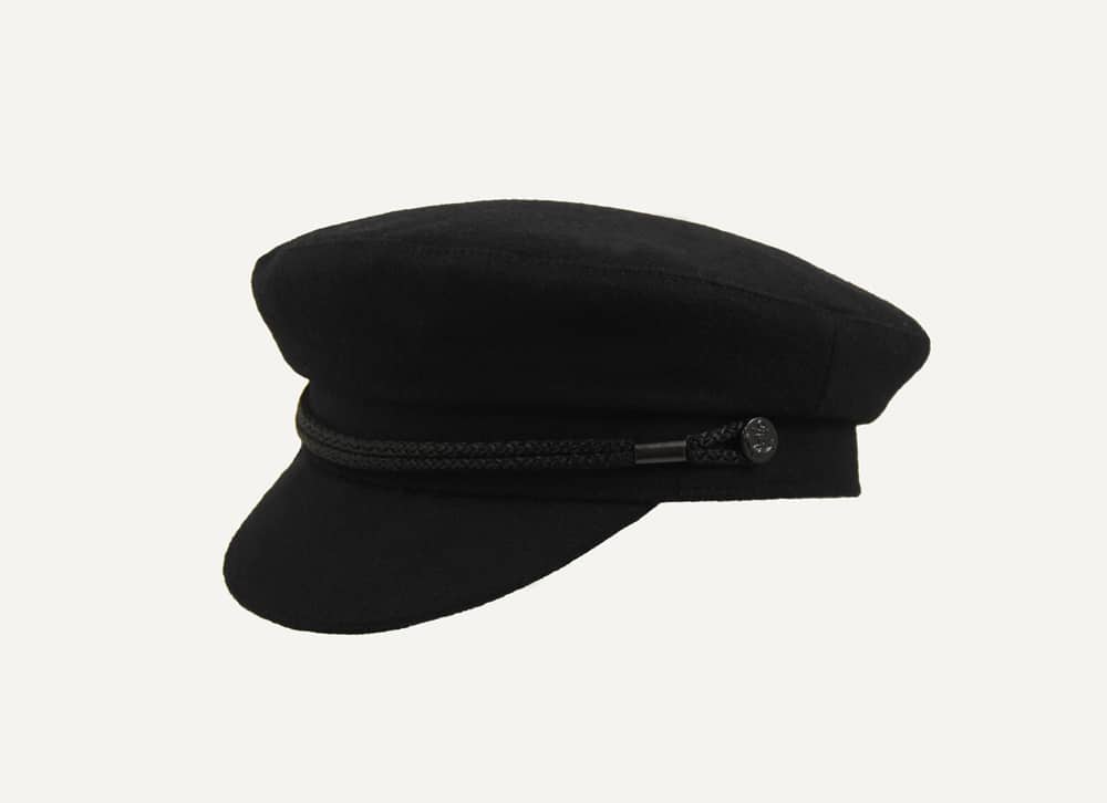 cancale-negra gorra marinera negra