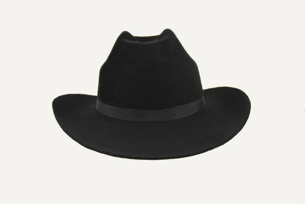 cowboy-fieltro-negro sombrero negro de cowboy