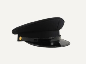 gorra de plato negra