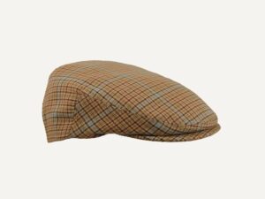 gorra clásica a cuadros marrones