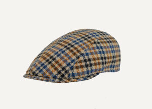 gorra cuadros azules