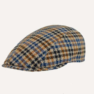 gorra cuadros azules